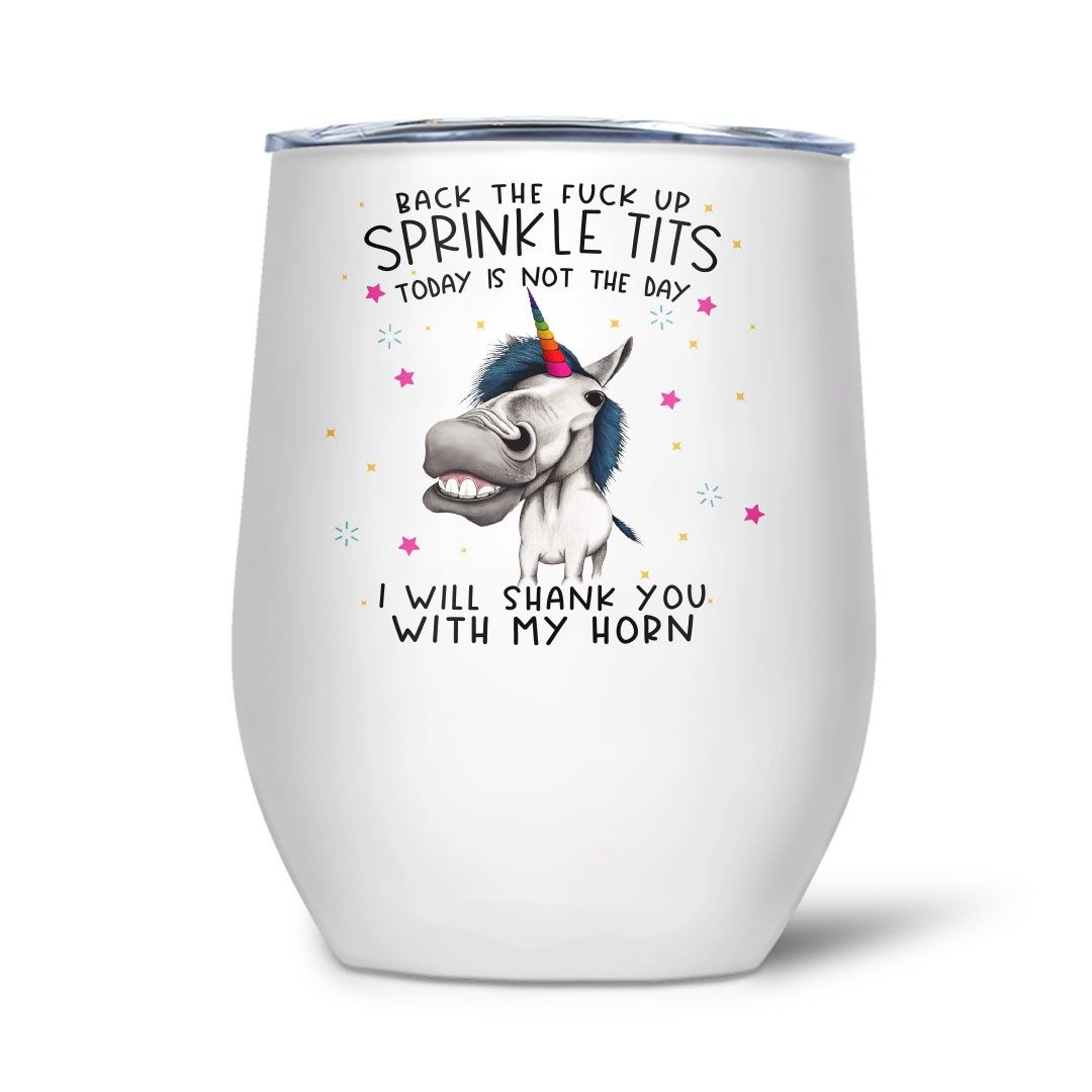 004-039 - WINE TUMBLER - BACK THE FUCK UP