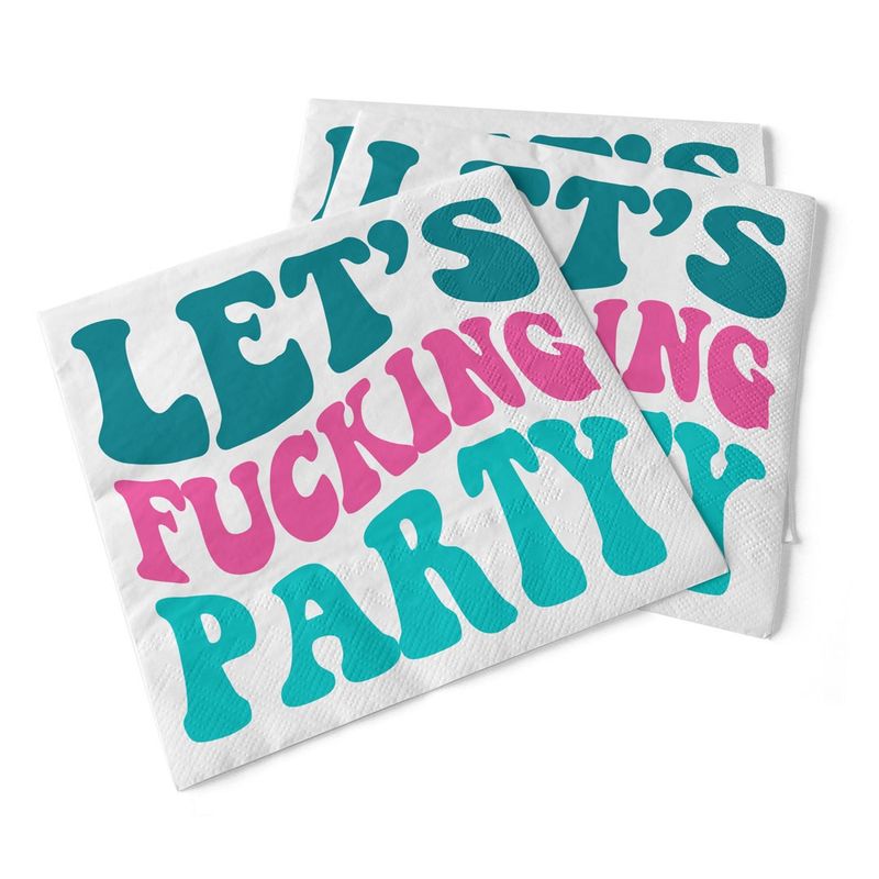 012-046 - NAPKIN - LET&#39;S FUCKING PARTY