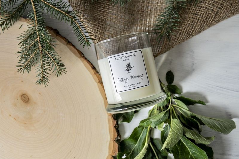 9OZ SOY WAX CANDLE - COTTAGE MORNING