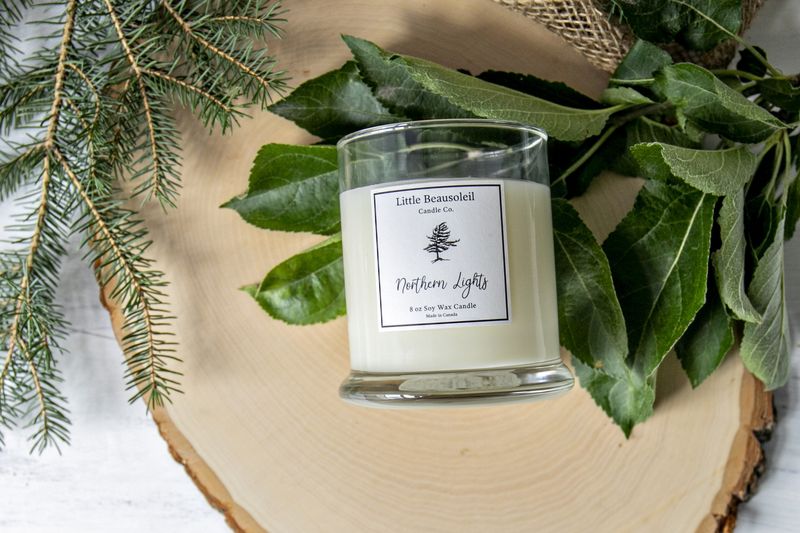 9OZ SOY WAX CANDLE - NORTHERN LIGHTS