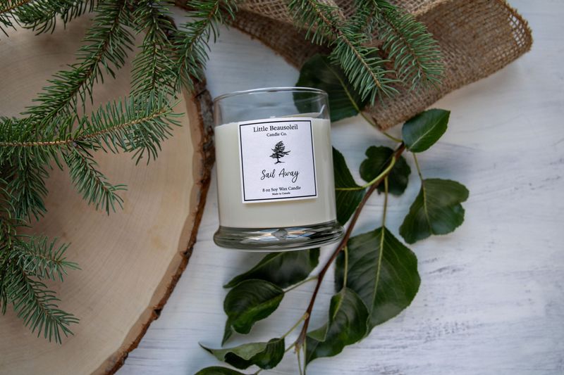 9OZ SOY WAX CANDLE - SAIL AWAY