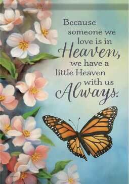 CS53388 - GARDEN FLAG -  HEAVEN WITH US