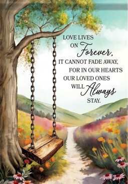CS53445 - GARDEN FLAG -  ALWAYS STAY