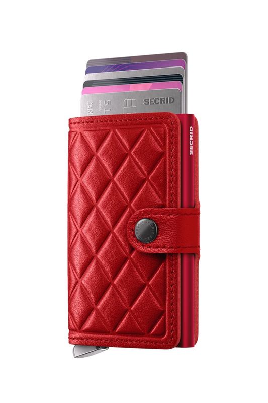 MEd / XPREMIUM MINIWALLET - EMBOSS DIAMOND RED