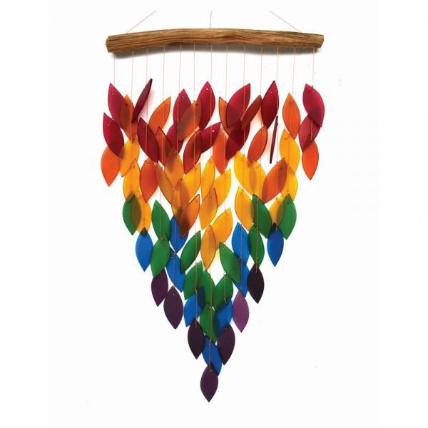 GEBLUEG543 - GLASS CHIME - RAINBOW WATERFALL / DELUXE