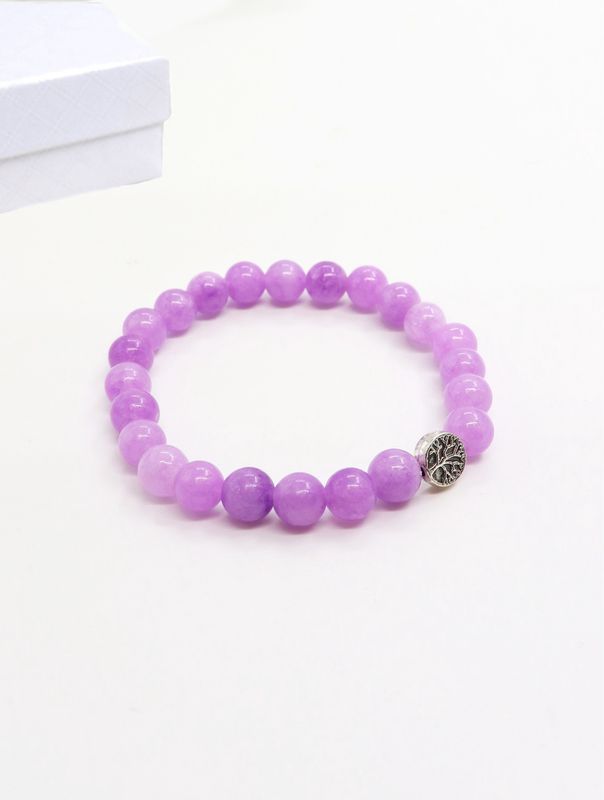 BR1263 - BLESSING BEAD BRACELET / AMETHYST