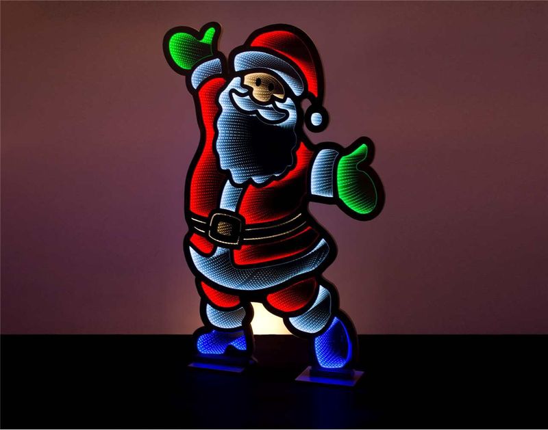 X4268 - INFINITY LIGHT - 72&quot; OUTDOOR SANTA W/BASE