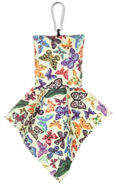 ER79943 - MICROFIBER CLEANING CLOTH, DESIGN: BUTTERFLY