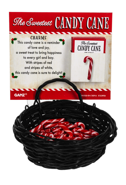EX249260 - THE SWEETEST CANDY CANE CHARM