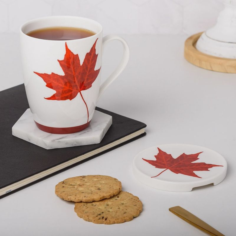 MC020092 - MEMORIES OF CANADA - TEA MUG W/ INFUSER &amp; LID