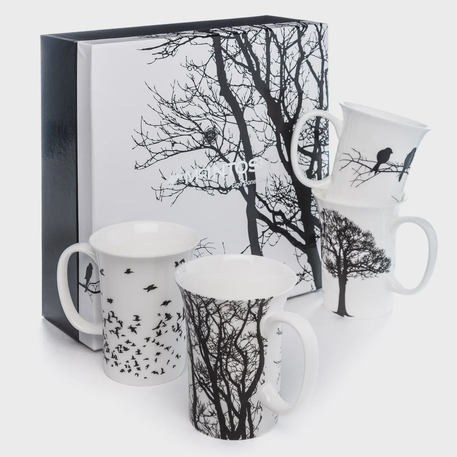 MC020118 - ETERNAL SILHOUETTE - SET OF 4 MUGS