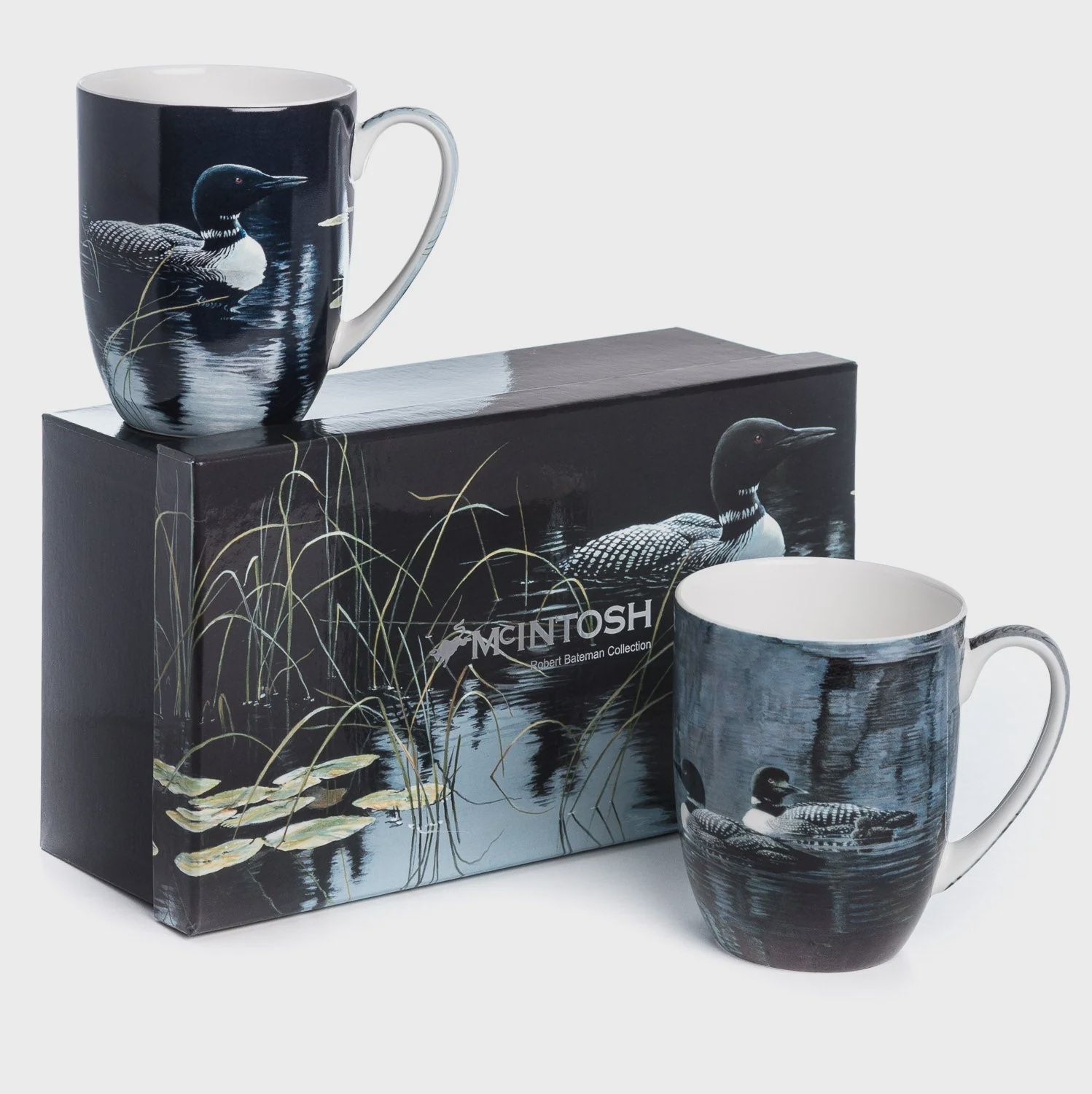 MC020156 - BATEMAN LOONS - SET OF 2 MUGS