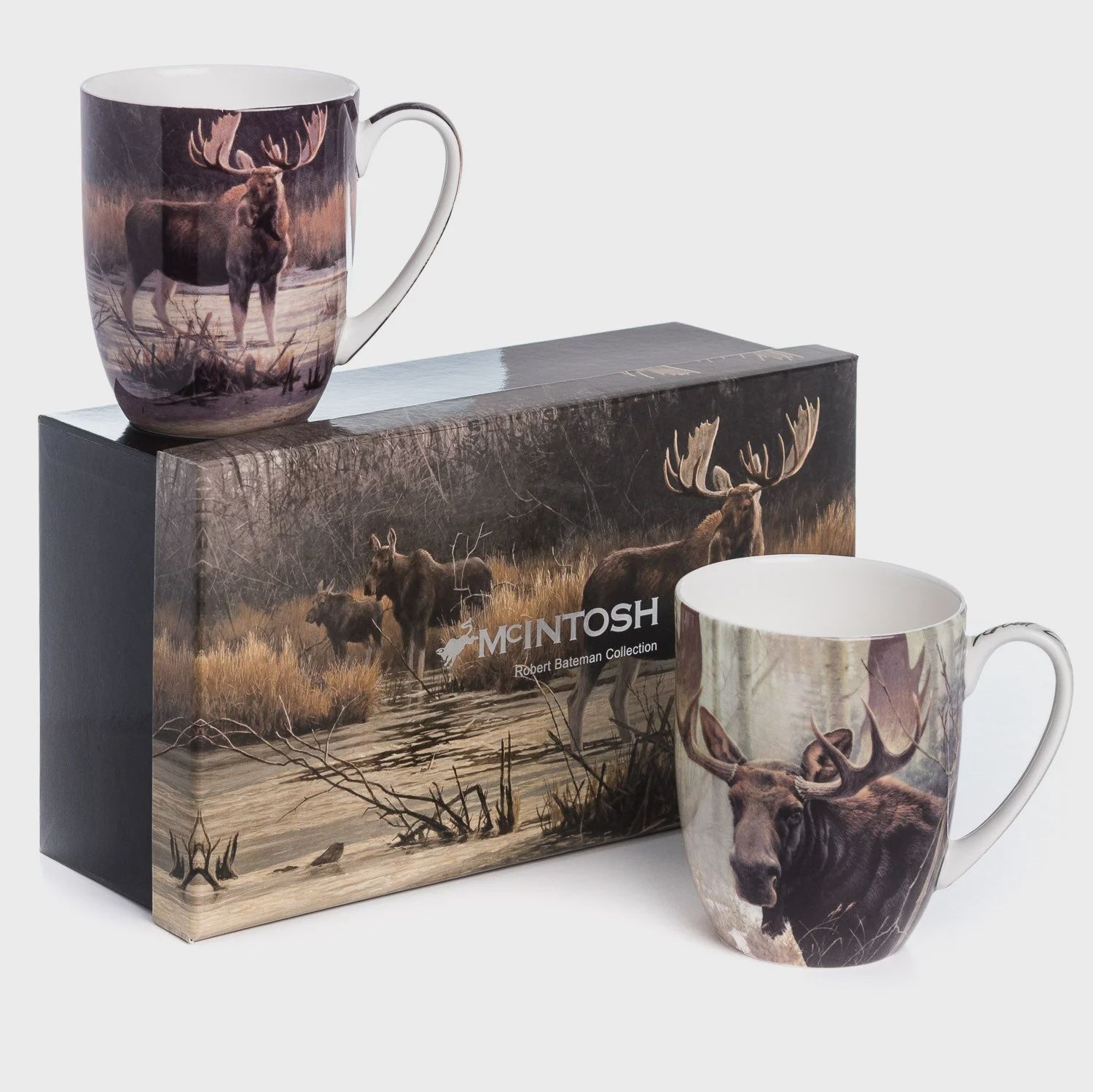 MC020171 - BATEMAN MOOSE - SET OF 2 MUGS