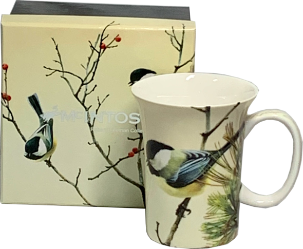 MC020099 - BATEMAN LIVELY PAIR CHICKADEES - CREST MUG