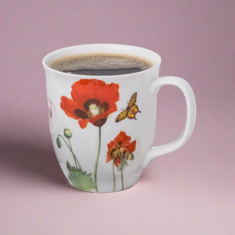 MC0303 - PRETTY CHINTZY POPPY - JAVA MUG