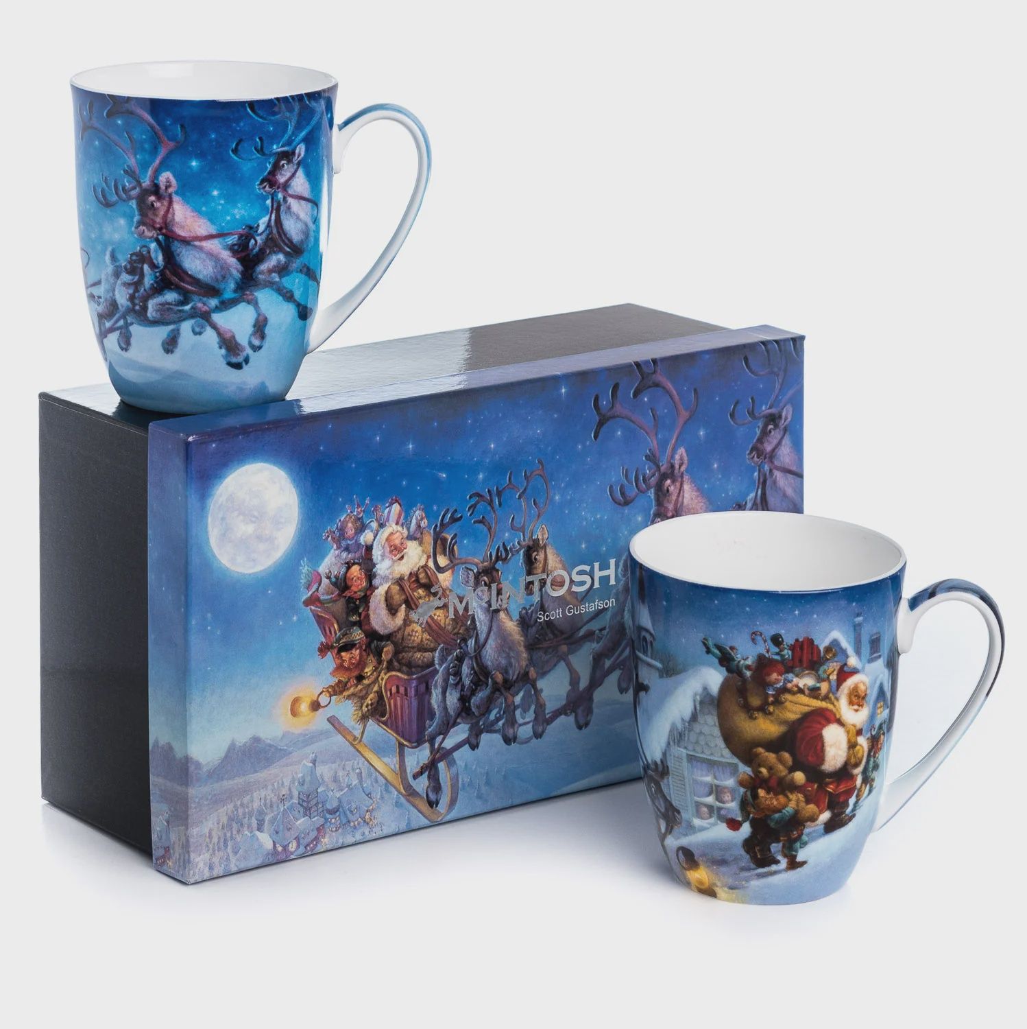 MC0308 - SANTA CLAUS - SET OF 2 MUGS