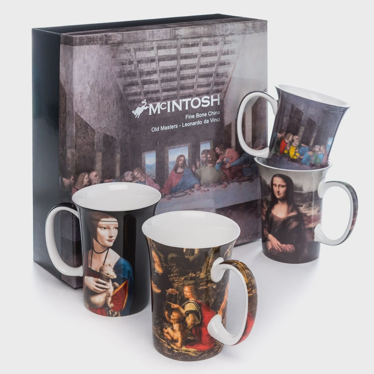 MC0349 - DAVINCI - SET OF 4 MUGS