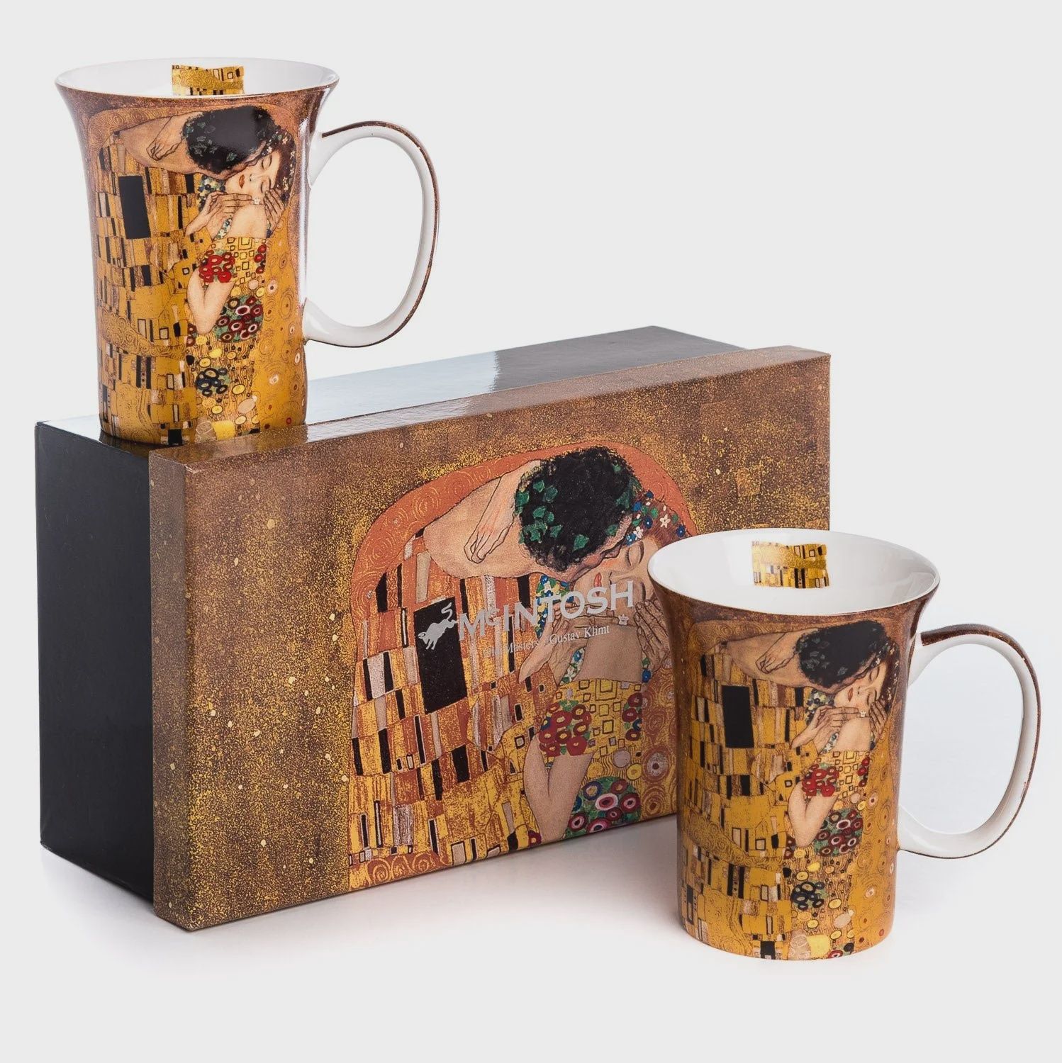 MCKK2M - KLIMT THE KISS - SET OF 2 MUGS