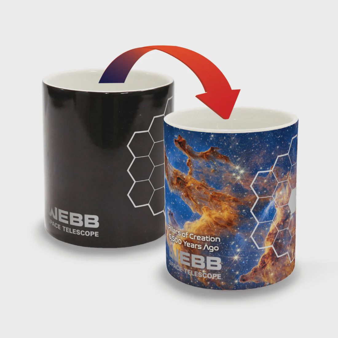 CM880 - COLOUR CHANGING MUG - PILLARS OF CREATION