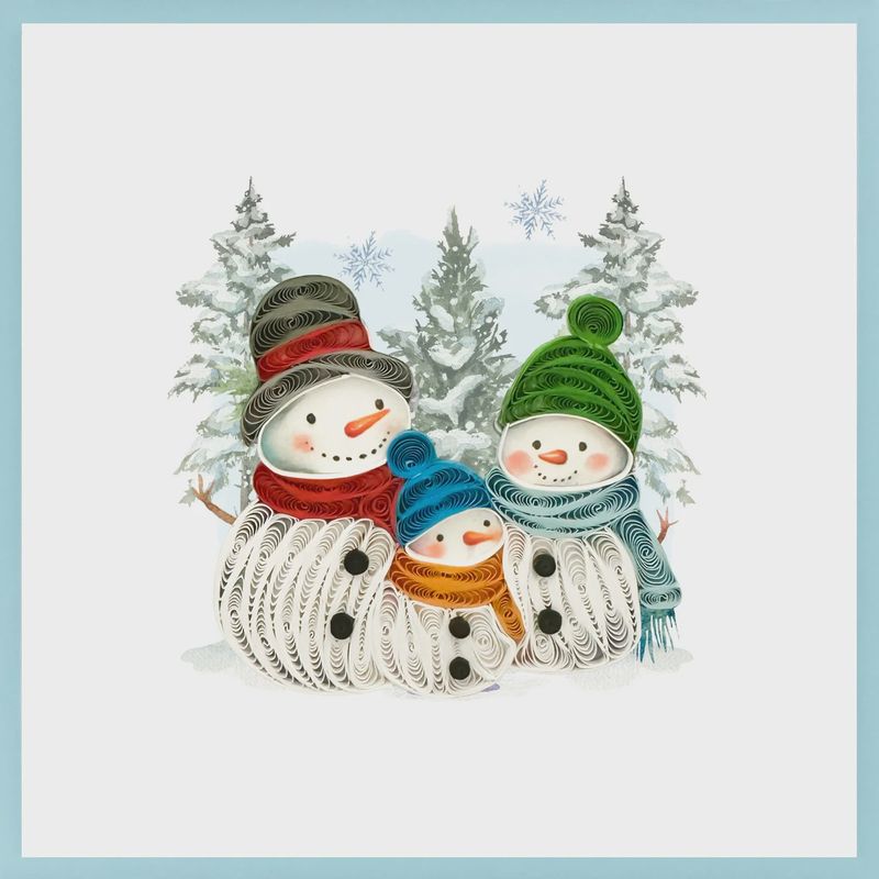 8644-QUILL0169 - BL/SNOW FAMILY