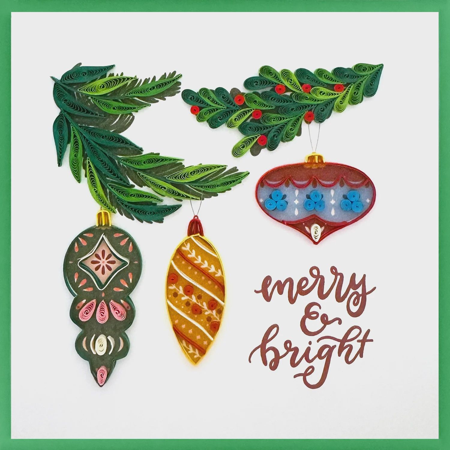 8644-QUILL0147 - XM/MERRY + BRIGHT BRANCHES