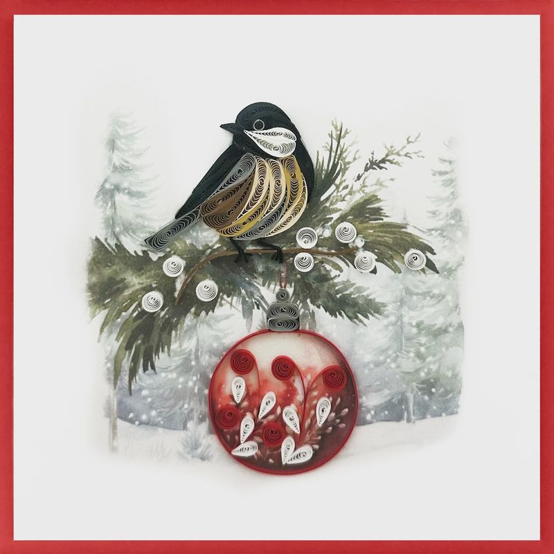 8644-QUILL0143 - HOL/CHICKADEE GREETINGS