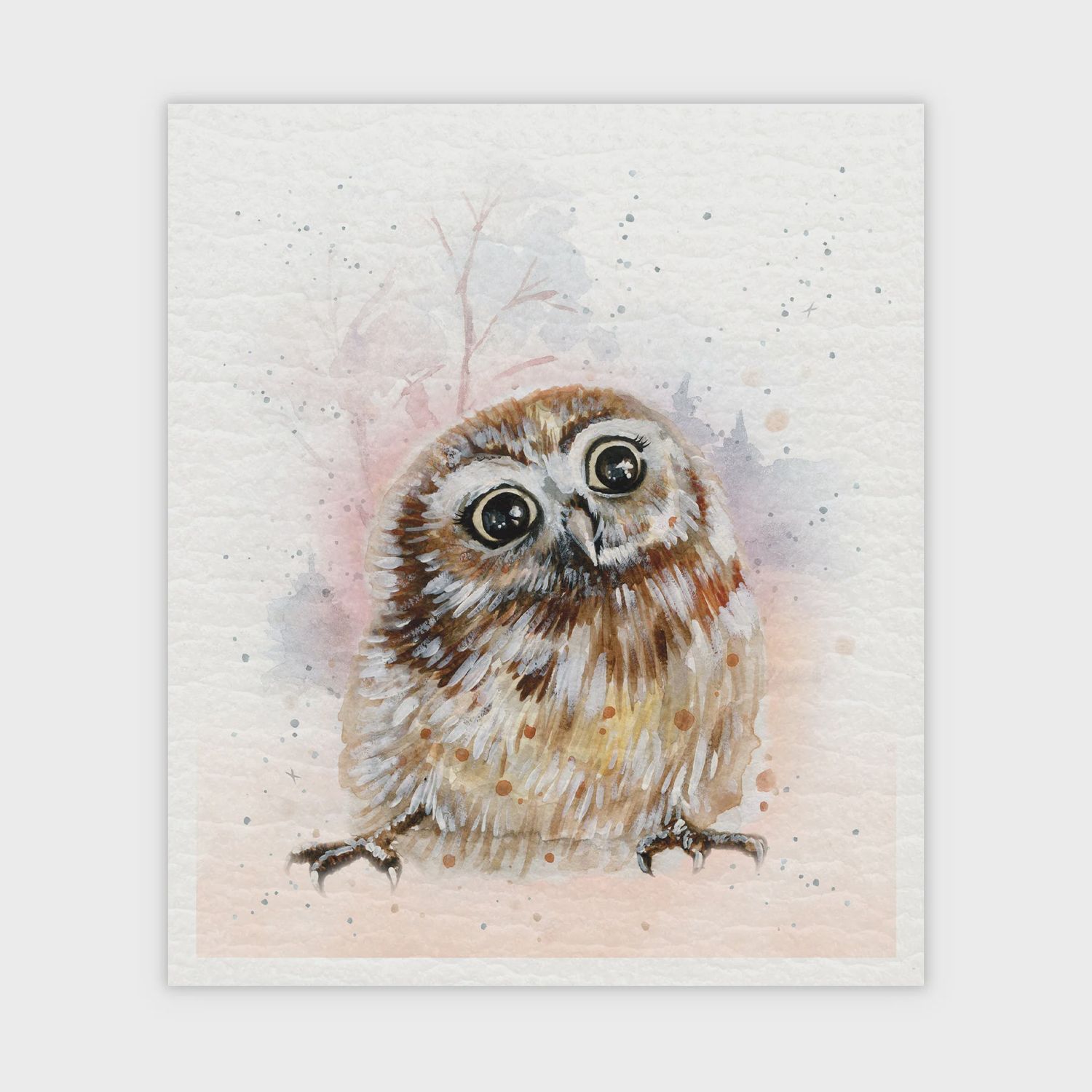 947A-SDC0012 - SWEDISH DISH CLOTH S/2 - OLIVIA THE OWL