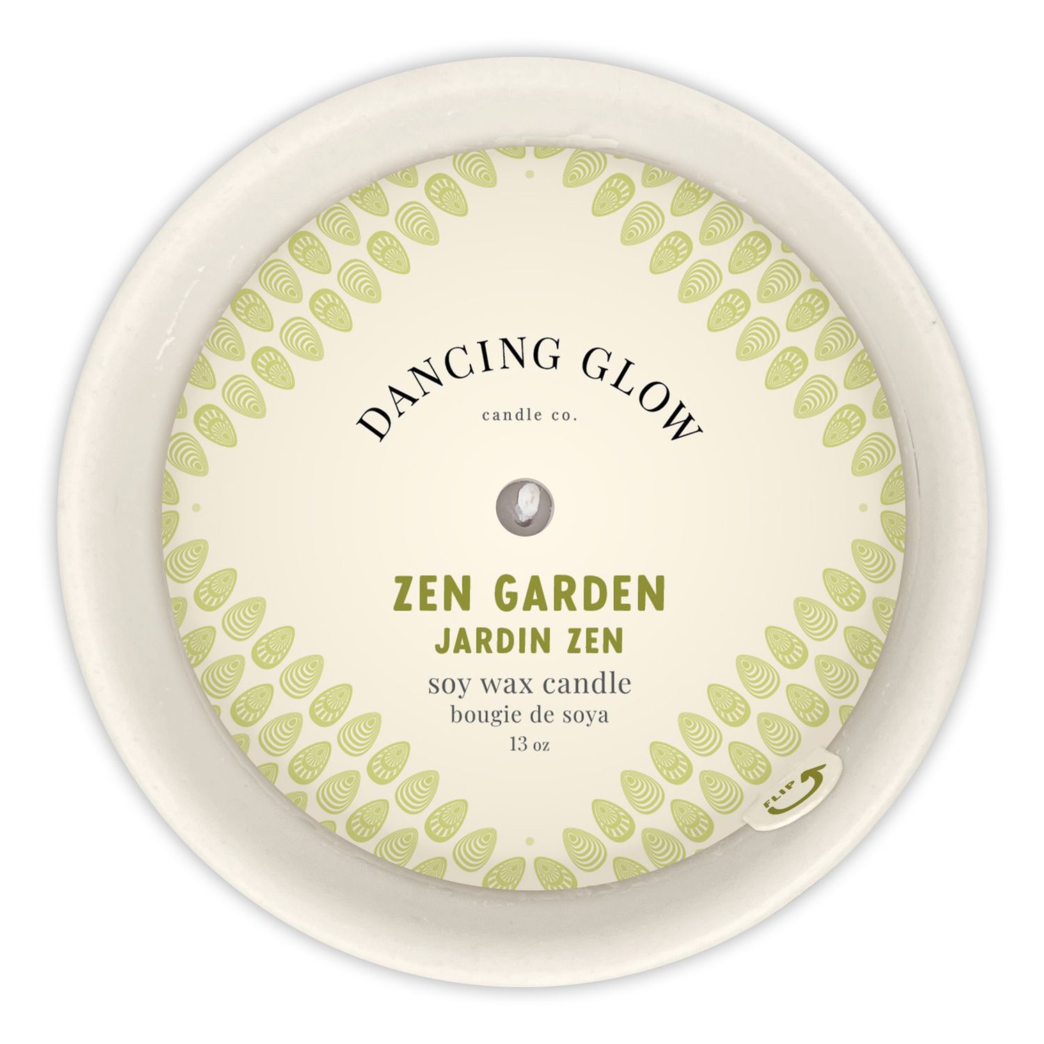 755-C13-001 - DANCING GLOW CANDLE - ZEN GARDEN