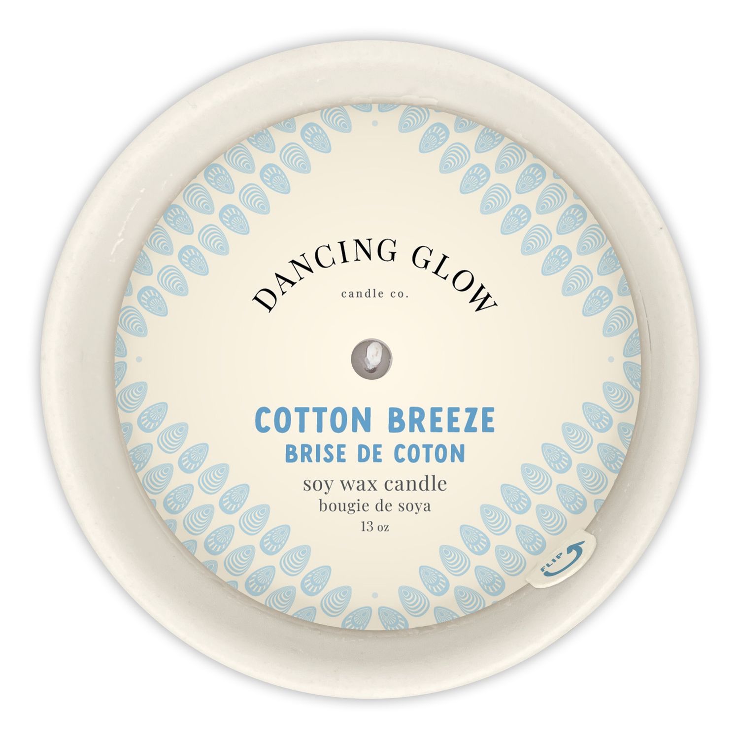 755-C13-005 - DANCING GLOW CANDLE - COTTON BREEZE