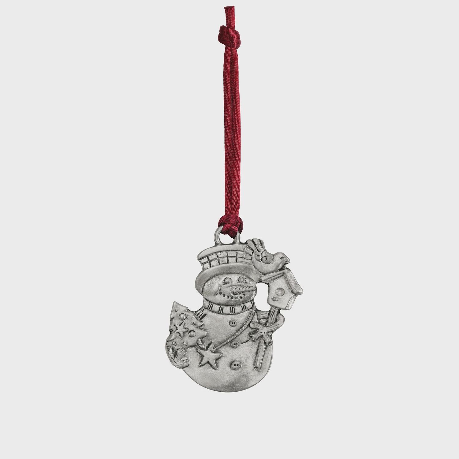 SGSC-297S - PEWTER ORNAMENT - FROSTY VISITOR