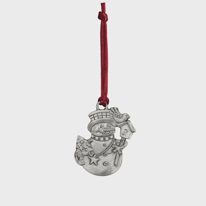 SGSC-297S - PEWTER ORNAMENT - FROSTY VISITOR