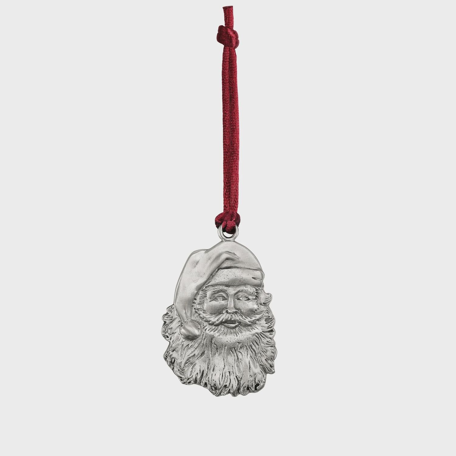 SGSC-60S - PEWTER ORNAMENT - SANTA FACE
