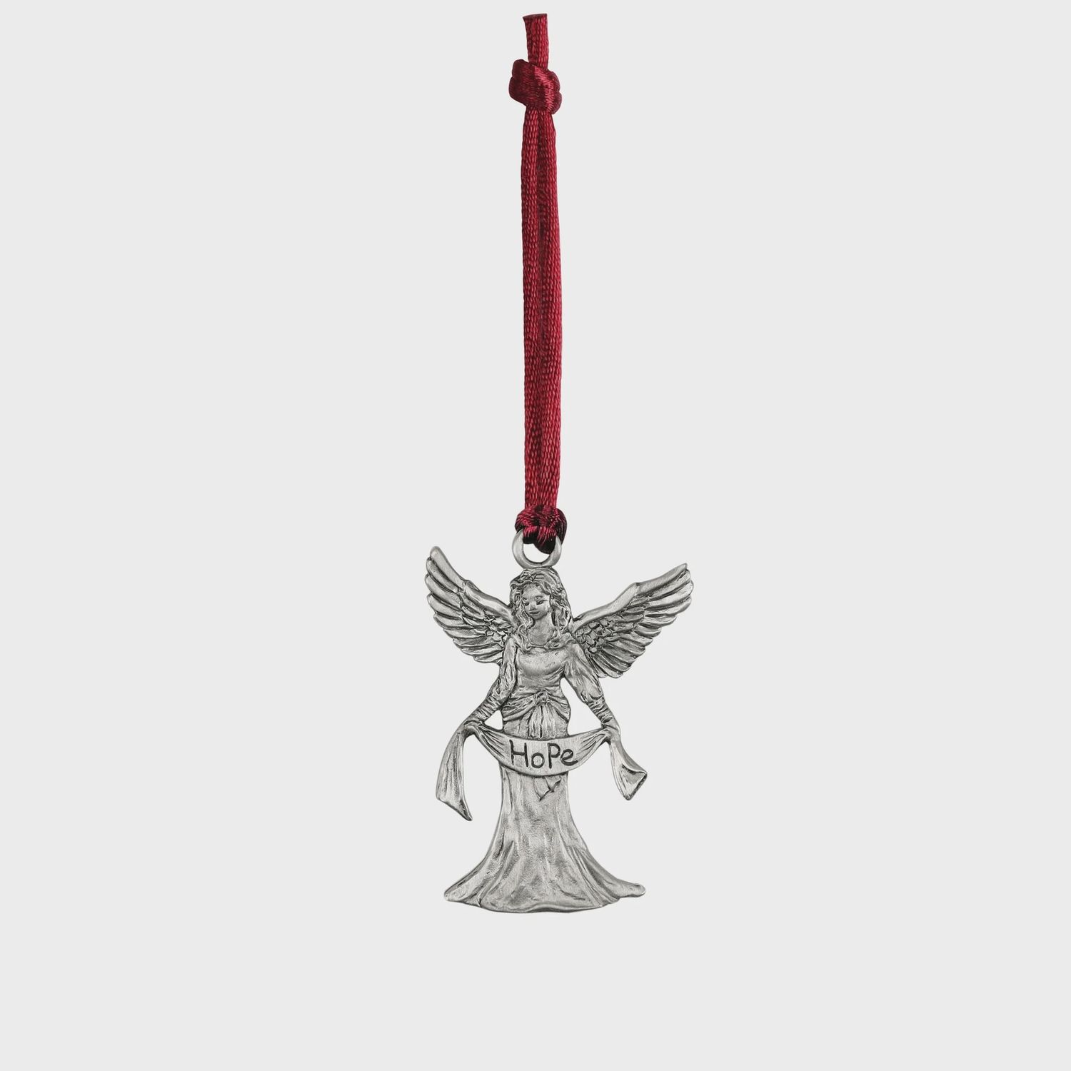 SGSC111S - PEWTER ORNAMENT - ANGEL OF HOPE