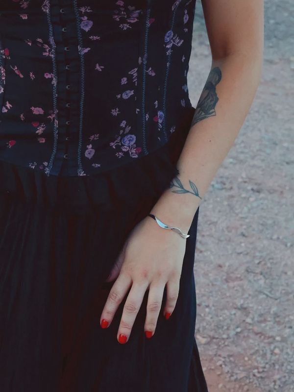 EDGYFUSIONC-S - EDGY FUSION CUFF-SILVER