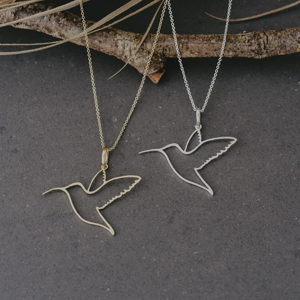 FLUTTERN-G - FLUTTER NECKLACE-GOLD