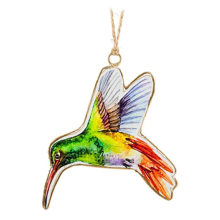 37-IMPRINT-097 - LG HUMMINGBIRD ORNAMENT