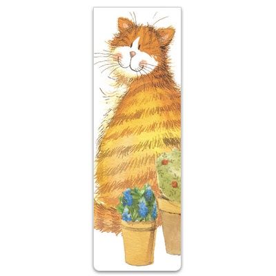 BM-41 - BOOKMARK - CAT AND POTS
