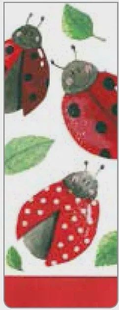 BM-57 - BOOKMARK - LADYBIRDS