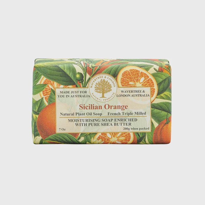 3256-WL-01 - LUXURIOUS SOAP BAR - SICILIAN ORANGE