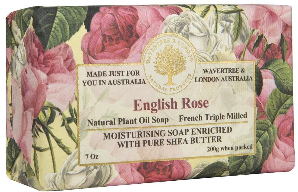 3256-WL-12 - LUXURIOUS SOAP BAR - ENGLISH ROSE