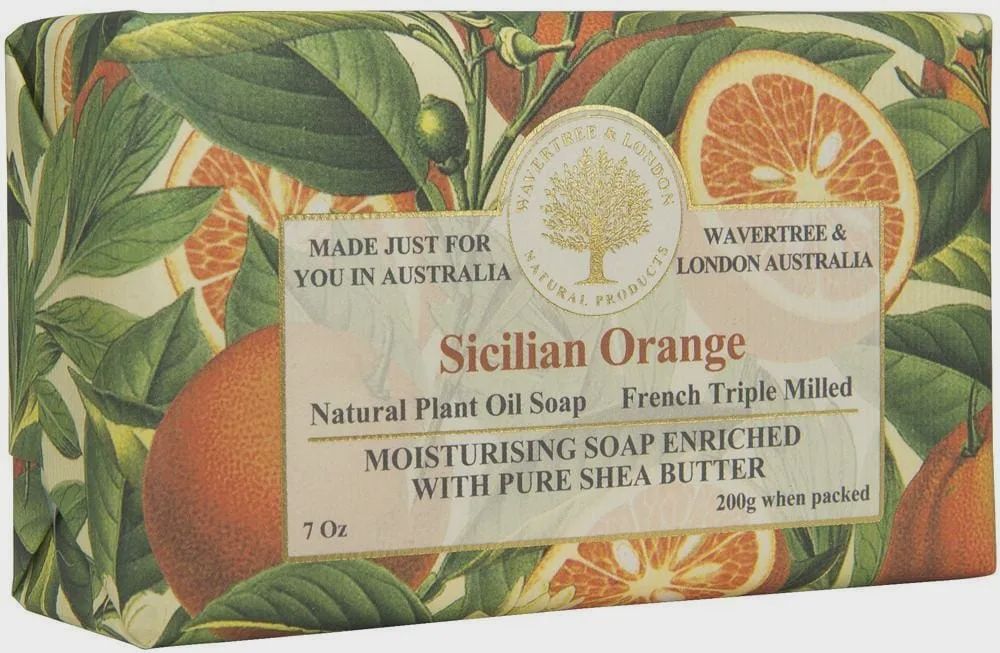 3256-WL-01 - LUXURIOUS SOAP BAR - SICILIAN ORANGE
