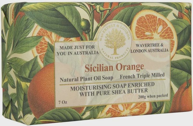 3256-WL-01 - LUXURIOUS SOAP BAR - SICILIAN ORANGE
