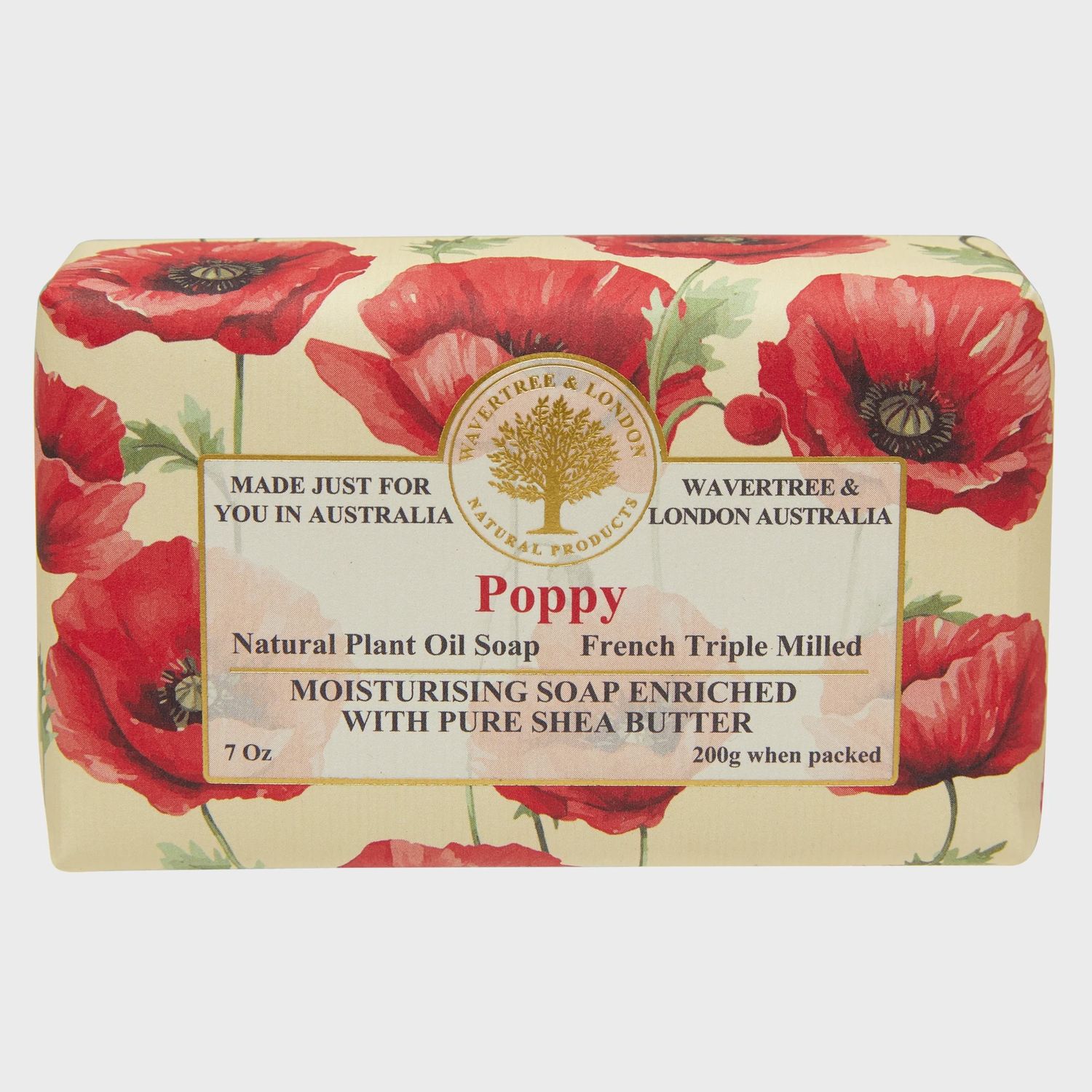 3256-WL-76 - LUXURIOUS SOAP BAR - POPPY