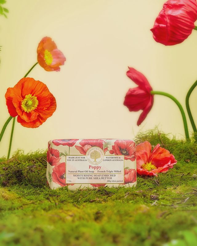3256-WL-76 - LUXURIOUS SOAP BAR - POPPY