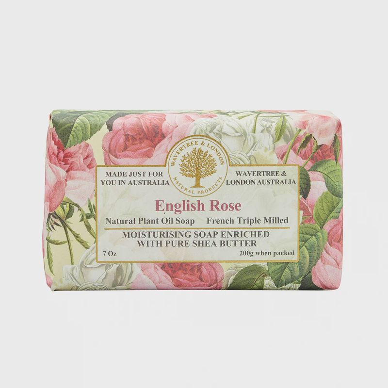3256-WL-12 - LUXURIOUS SOAP BAR - ENGLISH ROSE