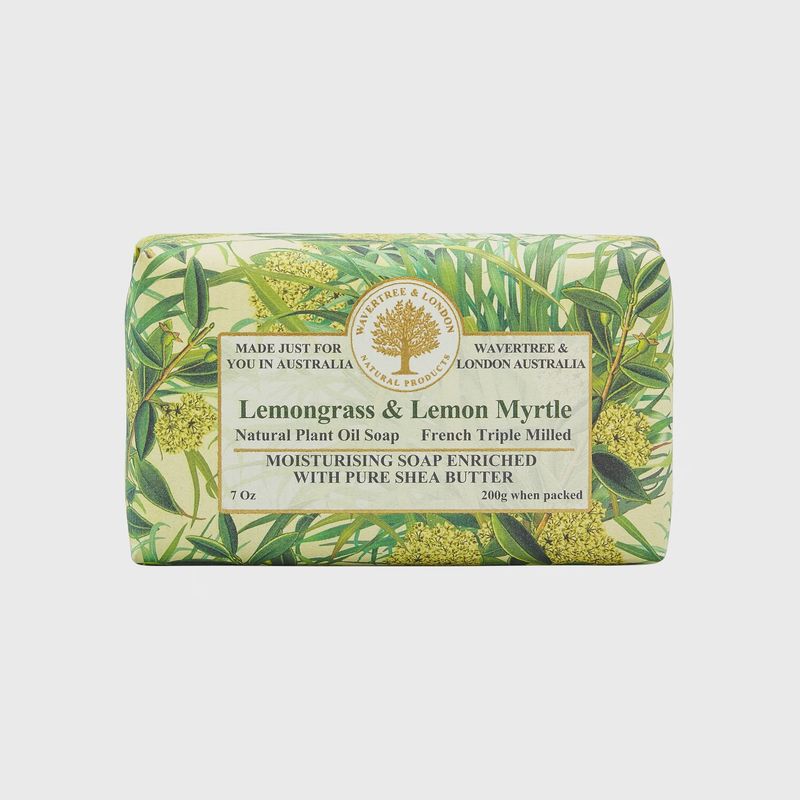 3256-WL-06 - LUXURIOUS SOAP BAR - LEMONGRASS + LEMON MYRTLE