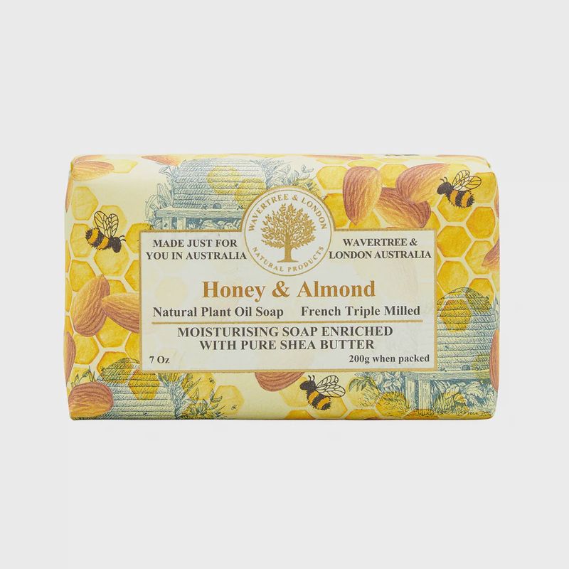 3256-WL-10 - LUXURIOUS SOAP BAR - HONEY + ALMOND