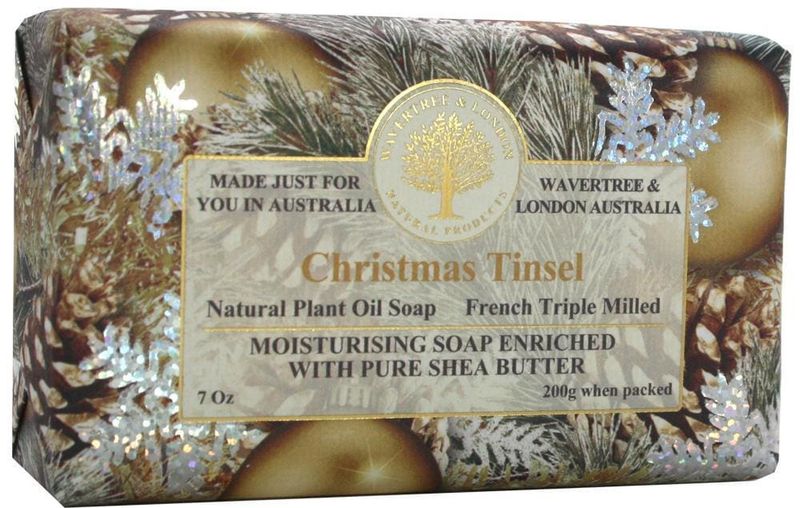 83256-WL-53 - LUXURIOUS SOAP BAR - CHRISTMAS TINSEL