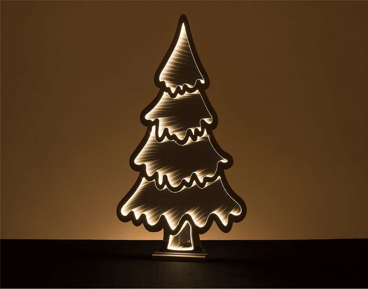 X4265 - INFINITY LIGHT - 35.5&quot; WHITE CHRISTMAS TREE W/BASE