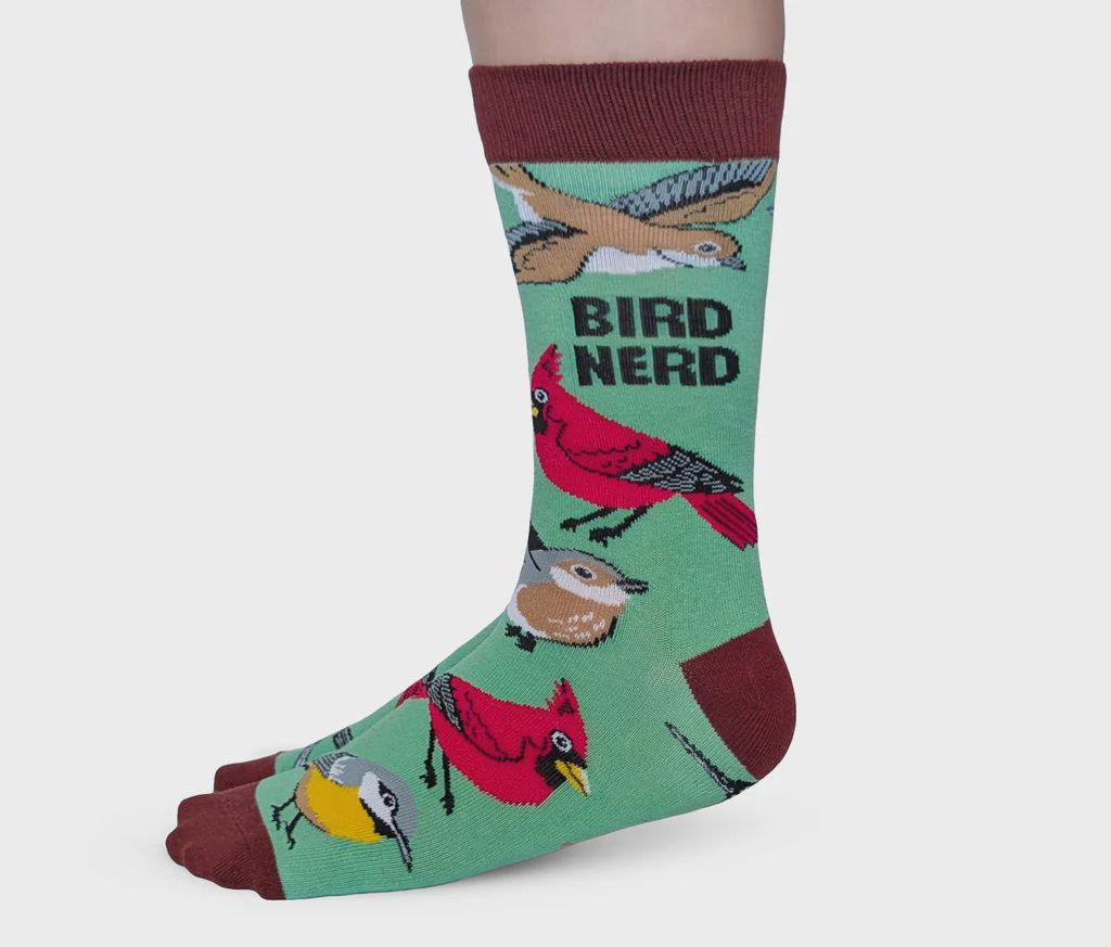 3107 - WOMEN&#39;S SOCKS - BIRD NERD